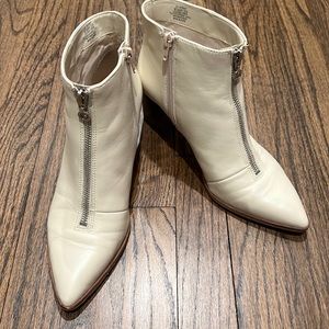 Ivory booties